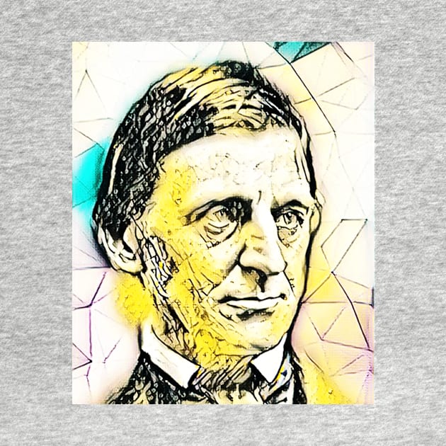 Ralph Waldo Emerson Portrait | Ralph Waldo Emerson Artwork 3 by JustLit